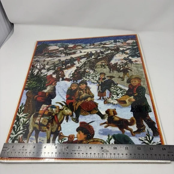 Met Museum Victorian Christmas Advent Calendar‎ Sealed 2013 Stand-Up Tree - Picture 10 of 11